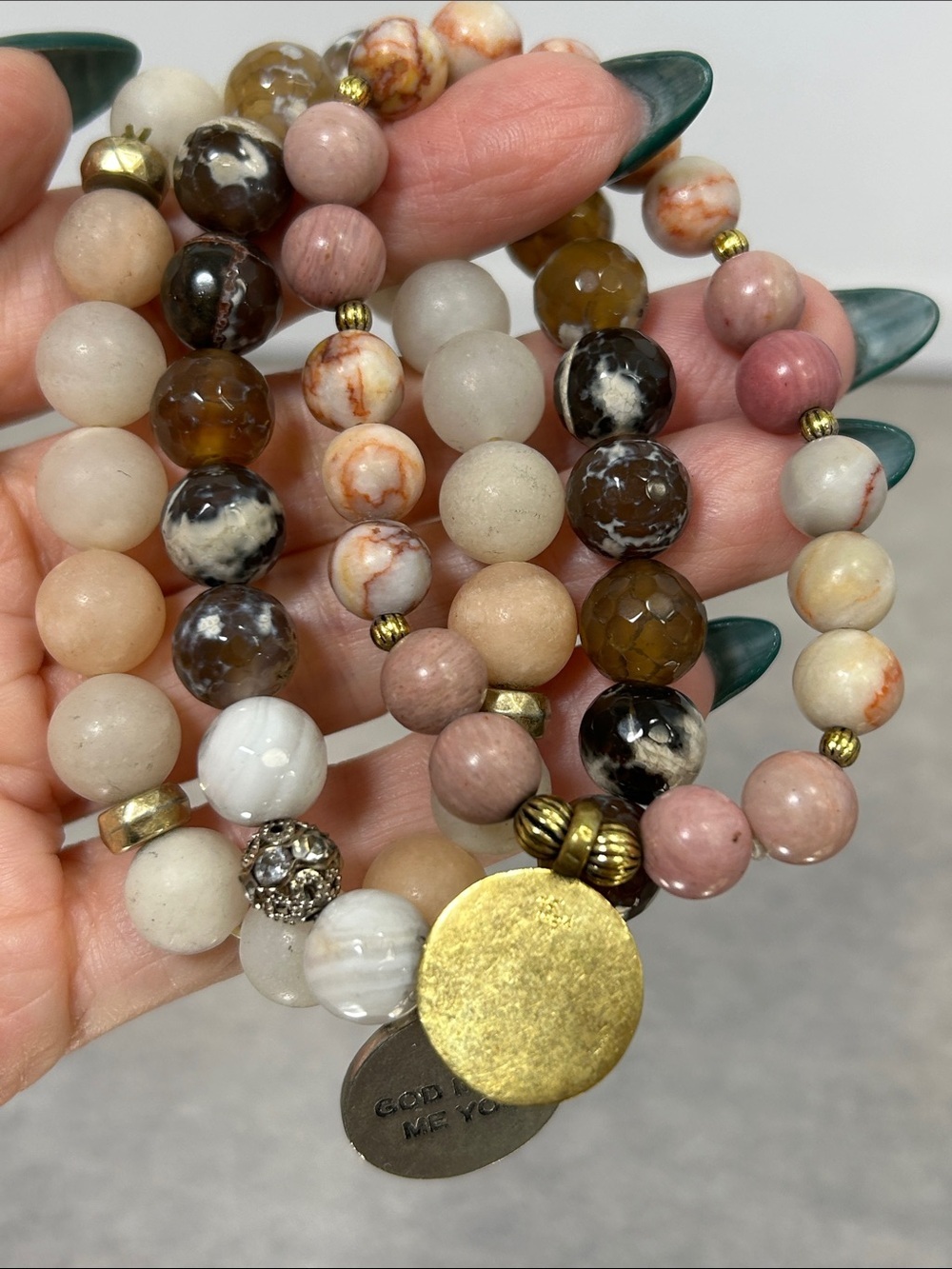 Bundle of Stone Bracelets